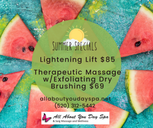 Summer 2022 Specials at All About You Day Spa